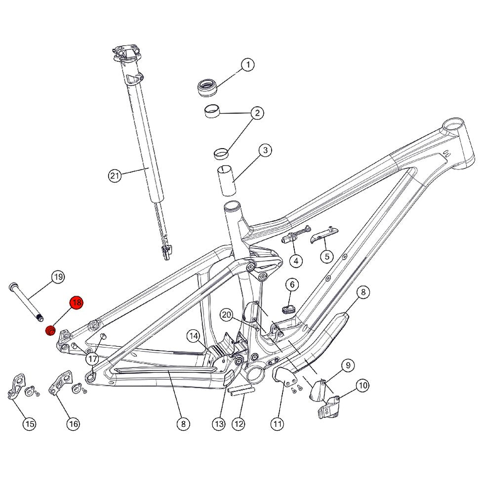BMC BMC Buchse für Speedfox 01 & Agonist 01 2018