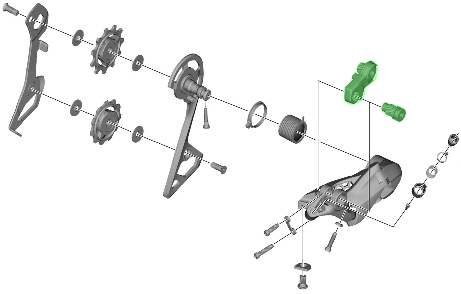 Shimano Achseinheit für RD-R8000