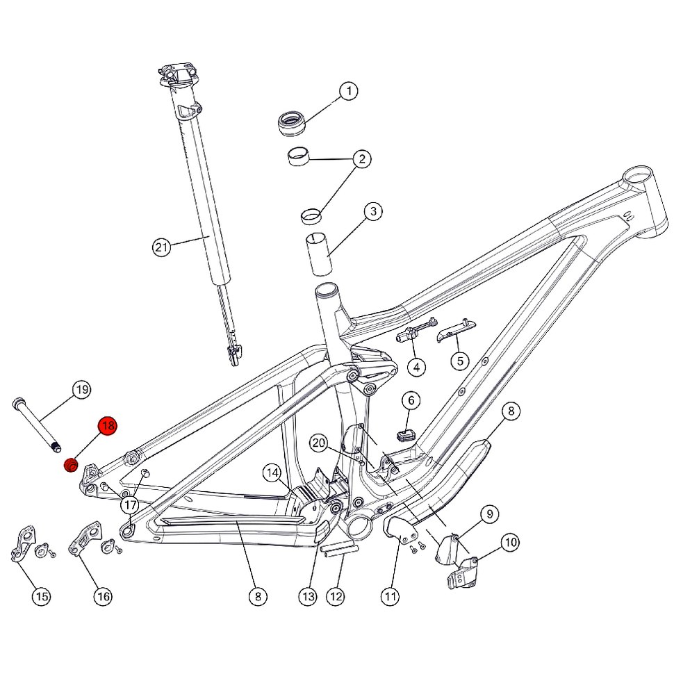 BMC Buchse für Speedfox 01 & Agonist 01 2018